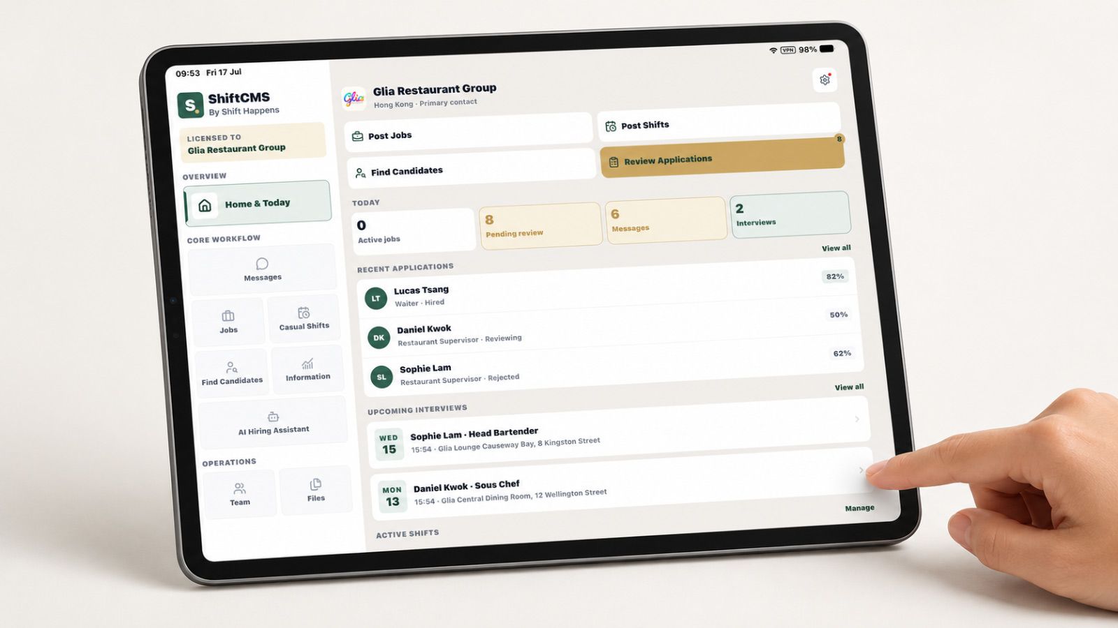 ShiftCMS: Why We Built a Mobile Hiring App for Hong Kong F&B